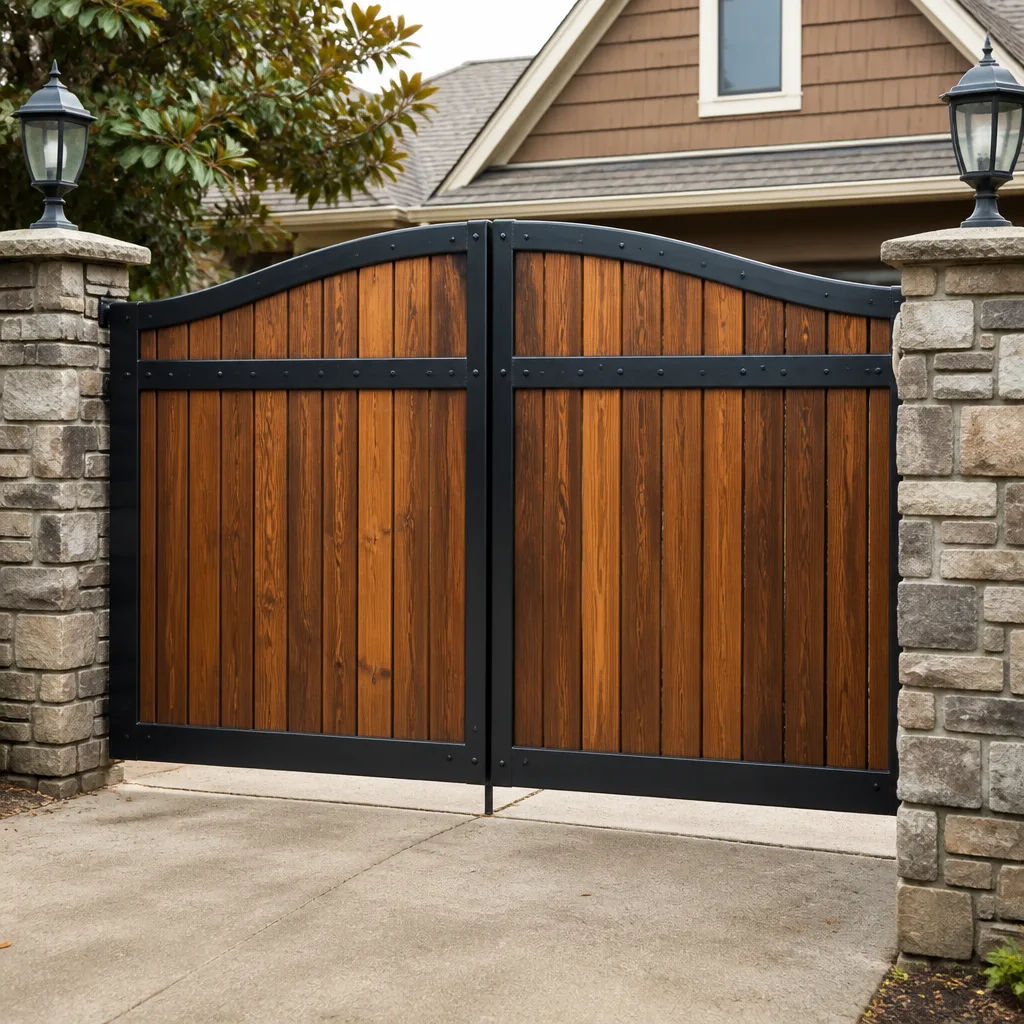 Wood & steel frame